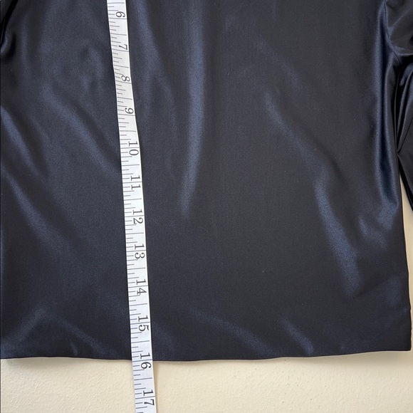 Aritzia Babaton women’s Satinette Mockneck Longsleeve Black Size XS - Picture 8 of 9